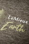 LeMieux Ladies Earth T-Shirt in Moss - Logo Detail