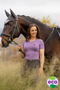 LeMieux Ladies Earth T-Shirt in Thistle - Lifestyle