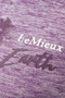 LeMieux Ladies Earth T-Shirt in Thistle - Logo Detail