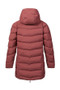 Musto Ladies Marina Long Quilted Jacket in Windsor Wine - back