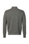 Musto Mens Salcombe Zip Neck Knit in Dark Grey - back