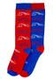 Toggi Ladies Eco Lunar Bamboo Two Pack Socks - Blue/Crimson