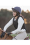 Finer Equine HelmetConnect Bluetooth Hat Attachment in black - whilst riding