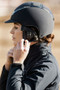 Finer Equine HelmetConnect Bluetooth Hat Attachment in black