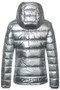 Covalliero Ladies Quilted Jacket in Silver -Back