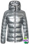 Covalliero Ladies Quilted Jacket in Silver -Front