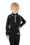 Hy Equestrian Childrens Stella Base Layer in Navy/Yellow - front