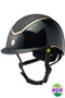 EQx Kylo MIPS Riding Helmet--Black Gloss/Black Sparkly/Rose Gold