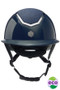 EQx Kylo MIPS Riding Helmet With Wide PeakNavy Gloss/Navy Sparkly/Pewter