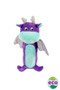 Danish Design Darla The Dragon Dog Toy in Purple/Blue