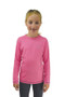 Little Rider Childrens Base Layer in Rose Pink/Navy