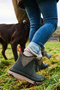 The Muck Boot Company Ladies Muck Originals Pull-On Ankle Boots - Moss - Lifestyle