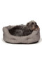 Danish Design Vintage Dogstooth Deluxe Slumber Dog Bed in Grey