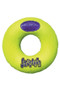 KONG Airdog Squeaker Donut Dog Toy in Green/Purple