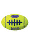 KONG Airdog Squeaker Football Dog Toy in Green/Purple