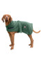 Danish Design Dog Towelling Robe in Green