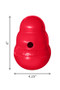 KONG Wobbler Dog Toy in Red - small