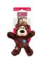 KONG Wild Knots Bear Dog Toy - dark brown