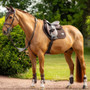 LeMieux Puissance Suede Close Contact Saddle Pad - Brown - Lifestyle