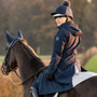 LeMieux Ladies Amelie Waterproof Riding Coat - Navy - Lifestyle Two