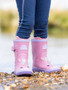 LeMieux Childrens Puddle Pals Wellington Boots - Unicorn - Lifestyle