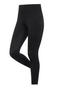 LeMieux Ladies Brushed Pull On Full Grip Breeches - Black - Front