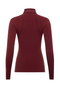 LeMieux Ladies Liberte Zipped Base Layer - Merlot - Back