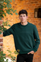 LeMieux Mens Elite Sweater in Spruce - Lifestyle