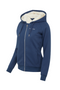 LeMieux Ladies Sherpa Fleece Lined Hoodie in Atlantic - Side