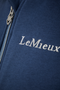 LeMieux Ladies Sherpa Fleece Lined Hoodie in Atlantic - Detail