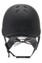 Charles Owen JS1 Pro Jockey Helmet - Black - Back