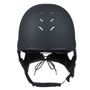 Charles Owen JS1 Pro Jockey Helmet - Black - Front