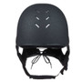 Charles Owen JS1 Pro Jockey Helmet - Black - FFront