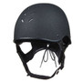 Charles Owen JS1 Pro Jockey Helmet - Black - Side