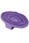 EZI-GROOM Rubber Curry Comb - Purple