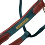 Velociti Lusso Padded Leather Headcollar - Green