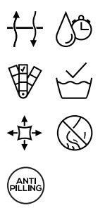 A set of symbols of different colors Description automatically generated