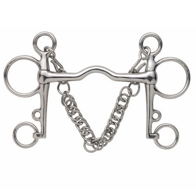 Shires Medium Port Mouth Pelham Bit | Country & Stable