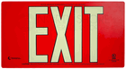 LumAware ILLUMINATING Glow-In-The-Dark SAFETY Exit Sign