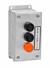 MMTC 3B4X-SS NEMA 4X Exterior Three Button Surface Mount Control Station in Stainless Steel Enclosure