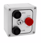 MMTC 3B4XL NEMA 4X Exterior Three Button with Lockout Surface Mount Control Station