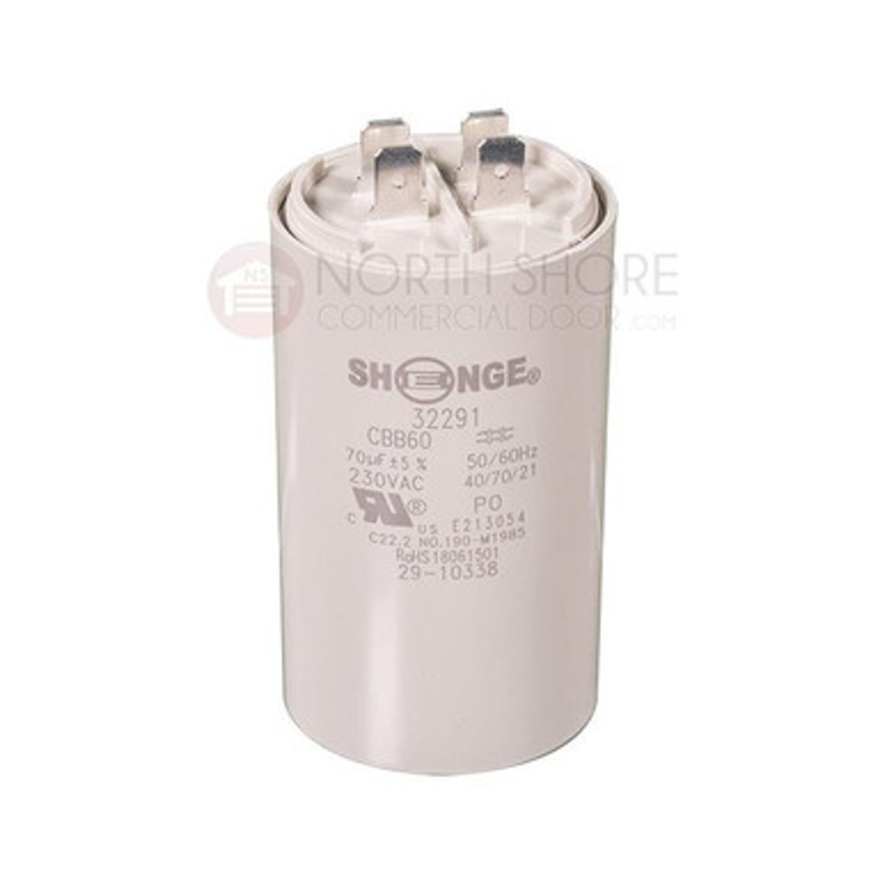 LiftMaster 29-10338 Capacitor 1/2 HP 70 MFD with bracket