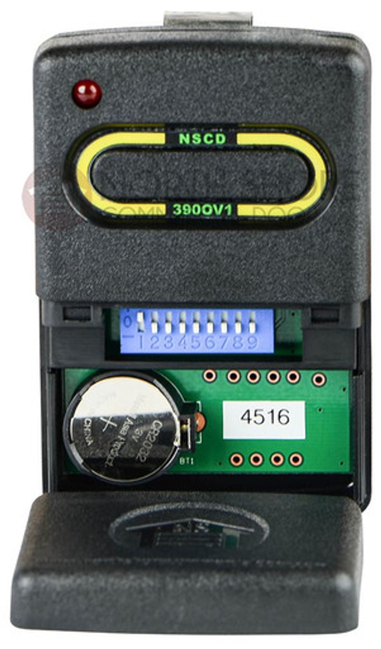 NSCD-390OV1 Overhead Door Compatible Remote