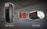 Overhead vs. Wall Mount Garage Door Openers: Maximizing Space and Efficiency in Your Home 