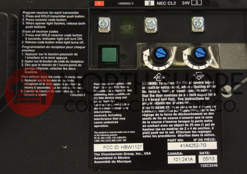 Craftsman 41A43157D Garage Door Opener Circuit Board