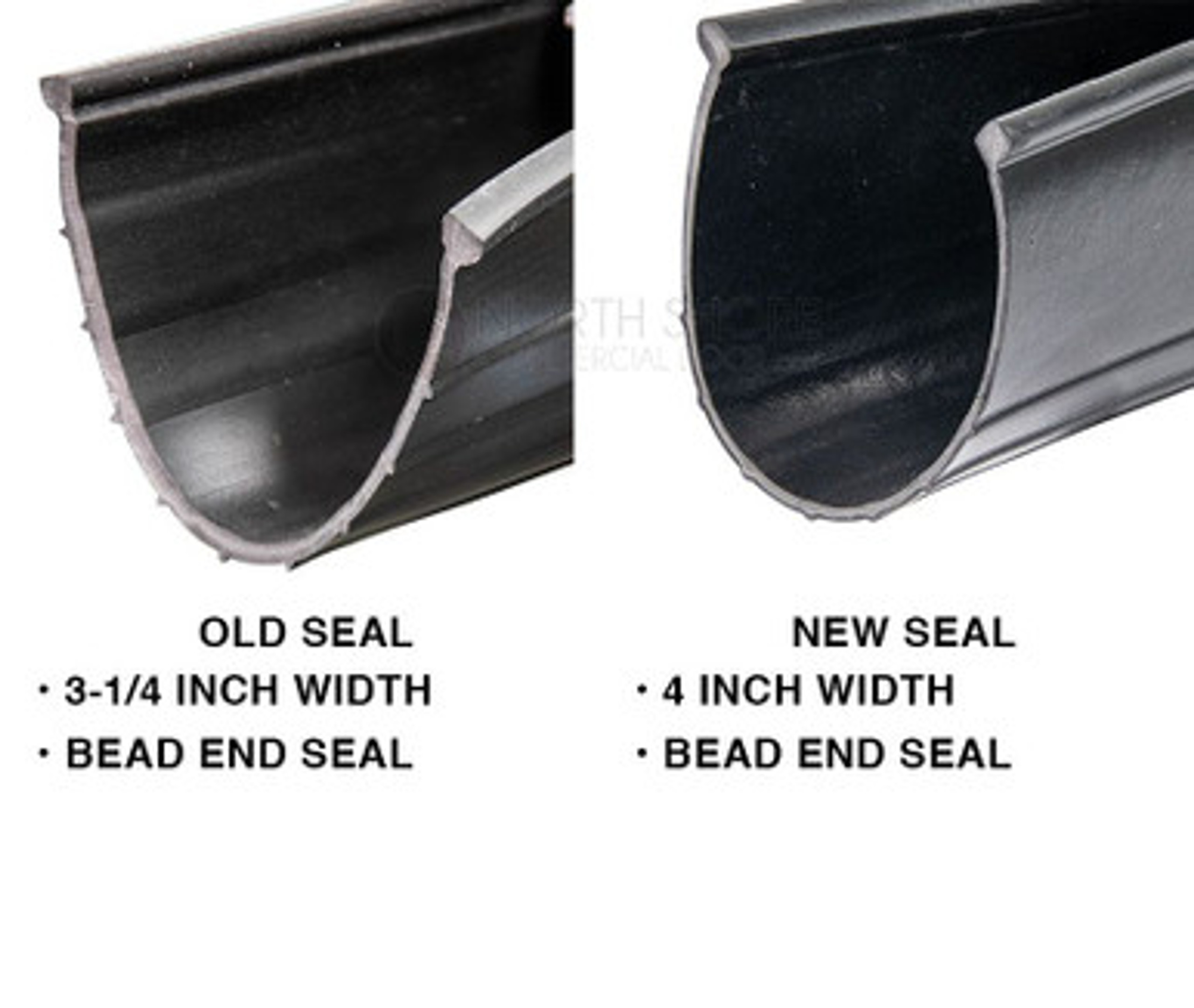 Bead End Weather Stripping Seal for Wayne Dalton Garage Doors, Replacement