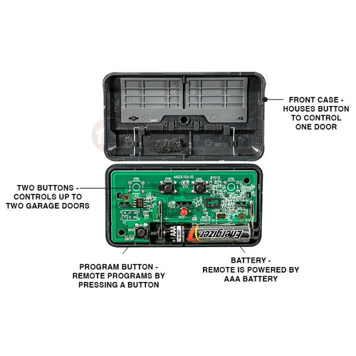 Access Master 972AC 2Button Garage Door Opener Remote