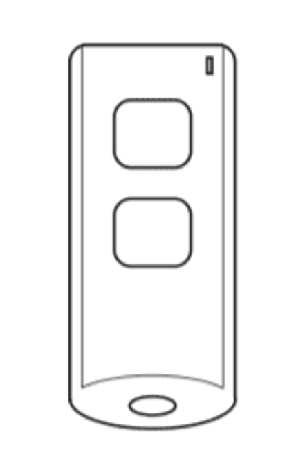 BEA 10TD900INDHH2 2 BUTTON NEMA 4 RATED TRANSMITTER