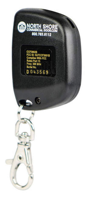 Transmitter Solutions Firefly 300MCD22K Garage Door Opener Keychain Remote