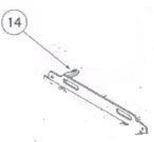 Genie 25069A.S AC Screw Drive Garage Door Opener Circuit Board Bracket